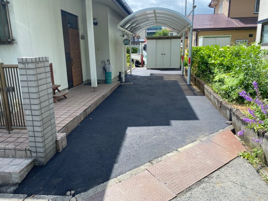 盛岡市 F様邸外構工事完工!! 盛岡市 F様邸外構工事完工!!
